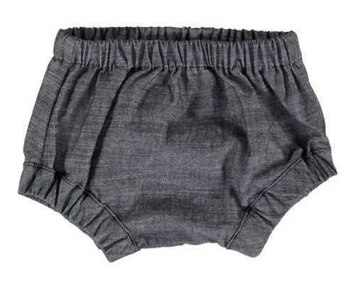 BABY BLOOMERS, DARK BLUE CHAMBRAY - Lake Millie