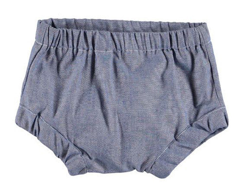 BABY BLOOMERS, LIGHT BLUE CHAMBRAY - Lake Millie