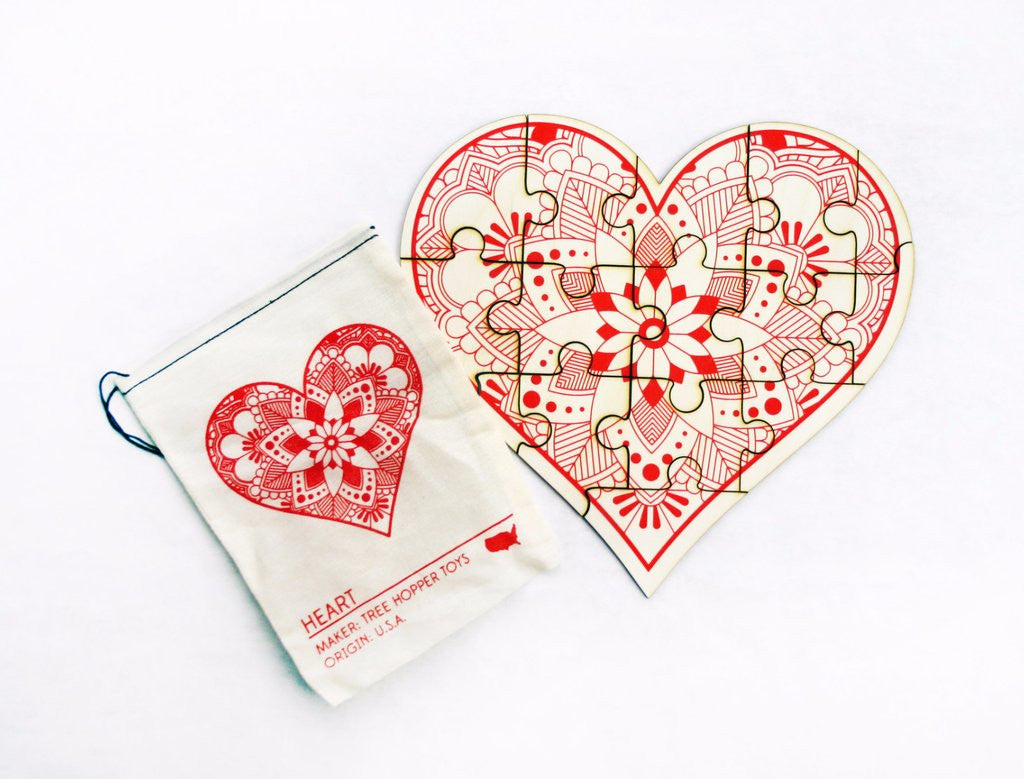 HEART JIGSAW PUZZLE - Lake Millie