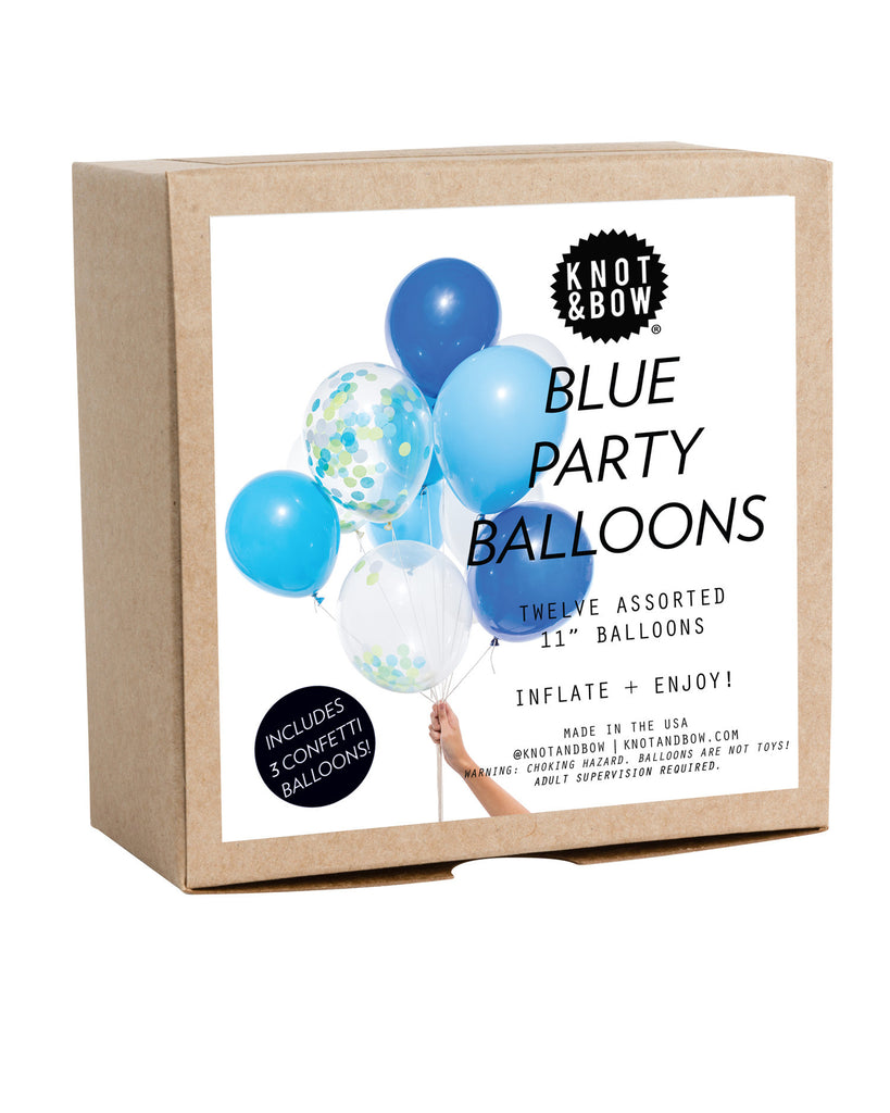 BLUE PARTY BALLOONS - Lake Millie